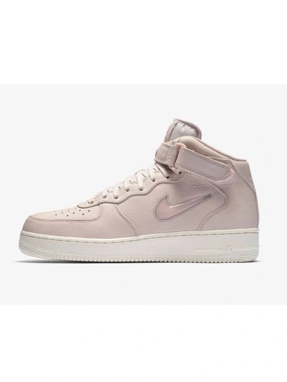 Nike Air Force 1 Mid Retro PRM Jewel Silt Pink Leather Sneakers Men's 10-NO BOX